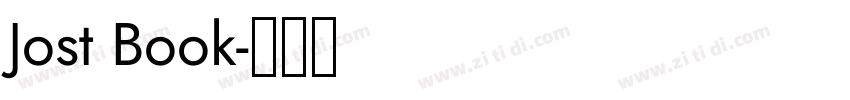 Jost Book字体转换
